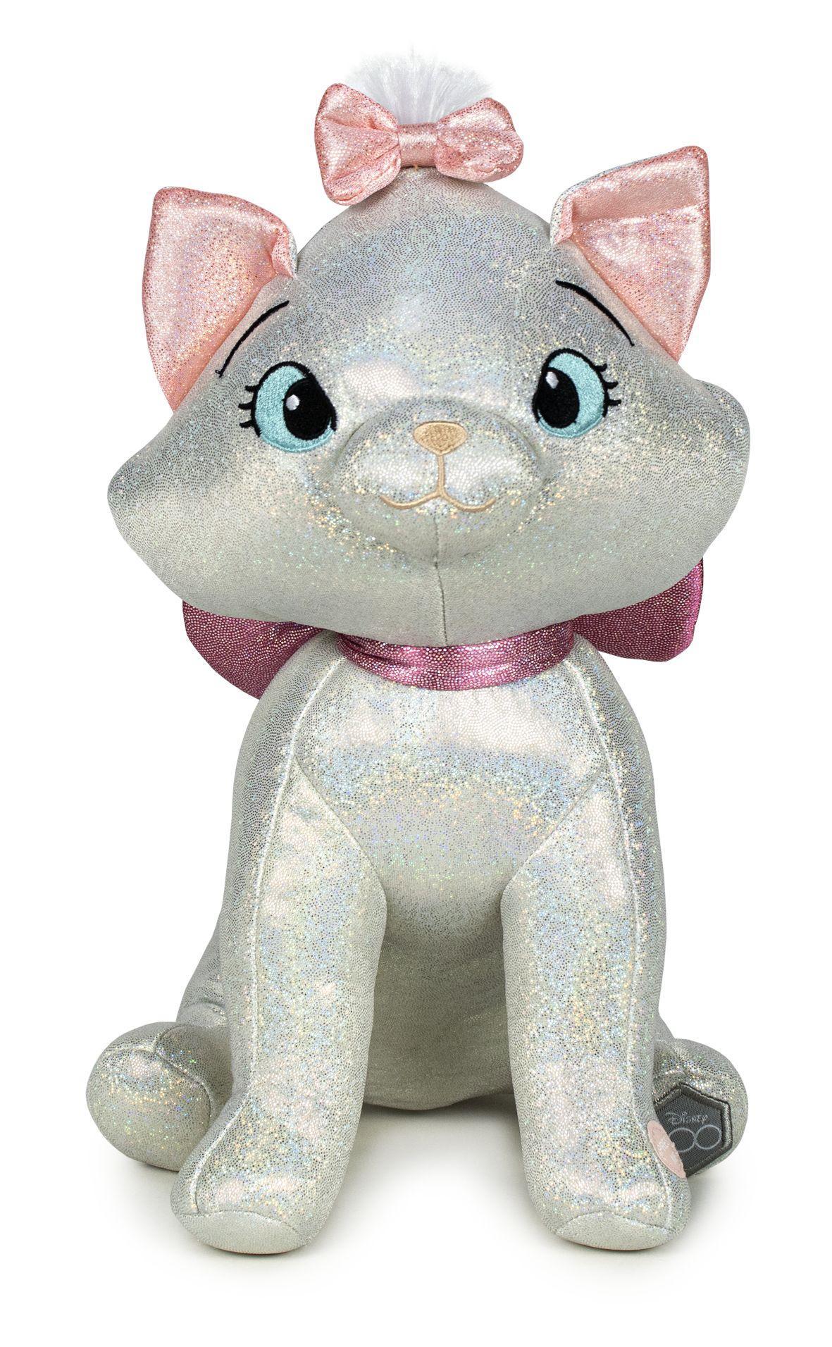 DISNEY 100 YEARS Marie Plüsch - Glitter & Sound, 30 cm