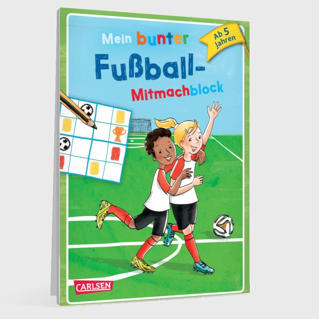 Mein bunter Fußball-Mitmachblock