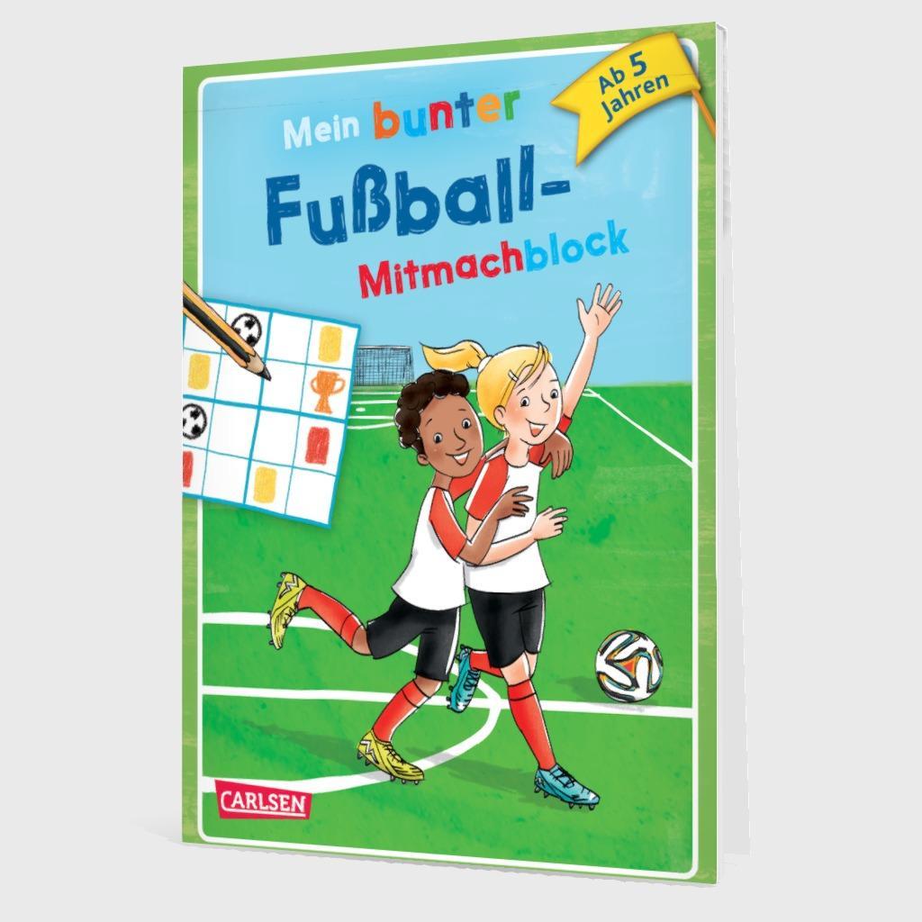 Mein bunter Fußball-Mitmachblock