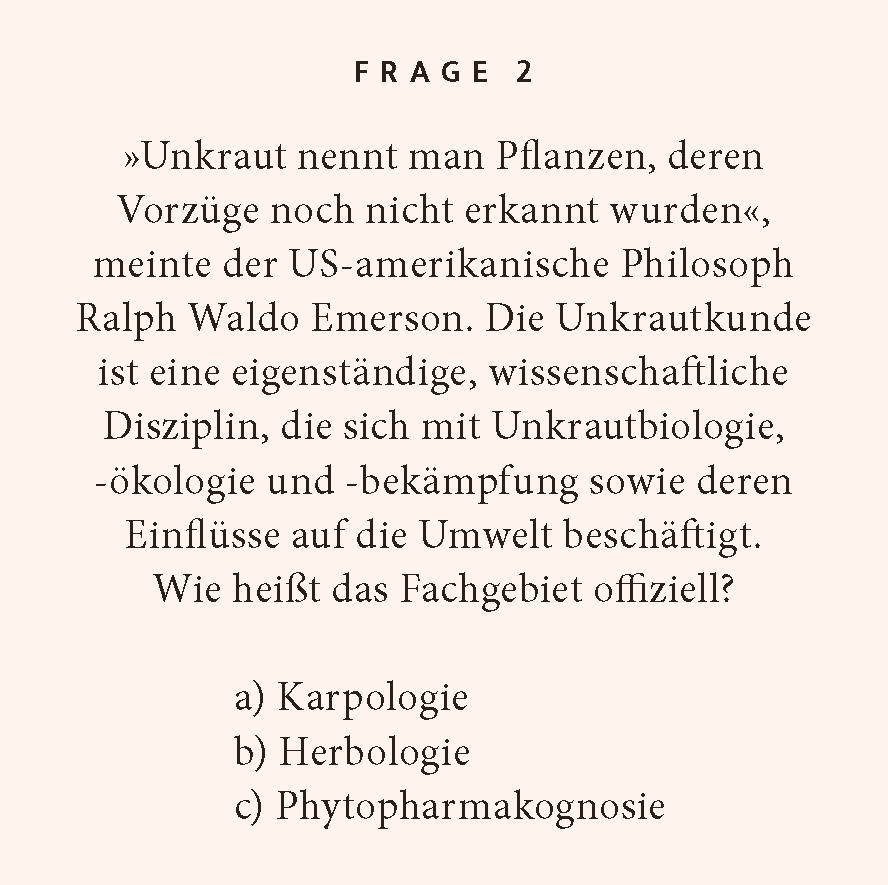 Kräuter-Quiz