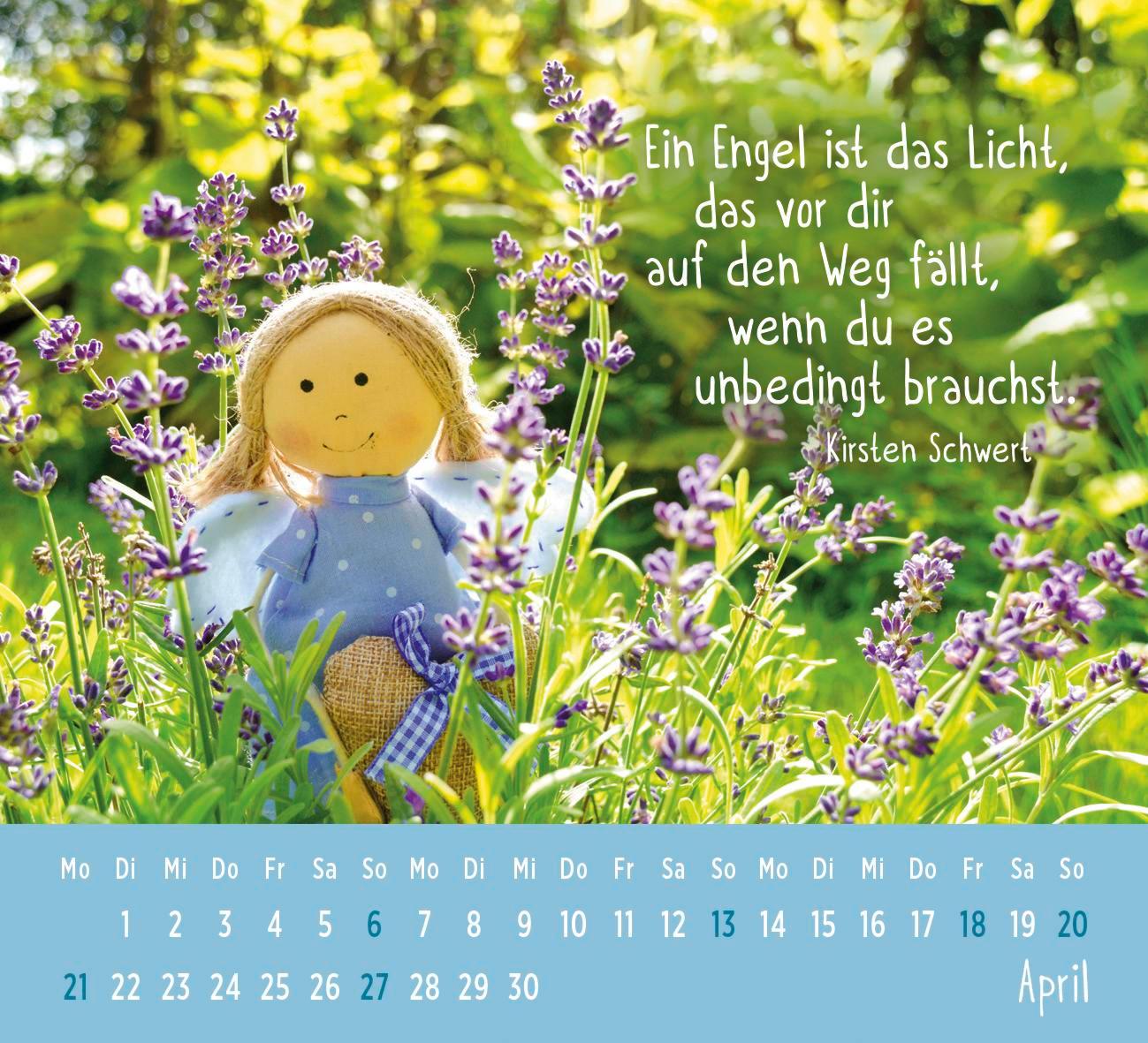 Mini-Kalender 2025: Der kleine Schutzengelkalender