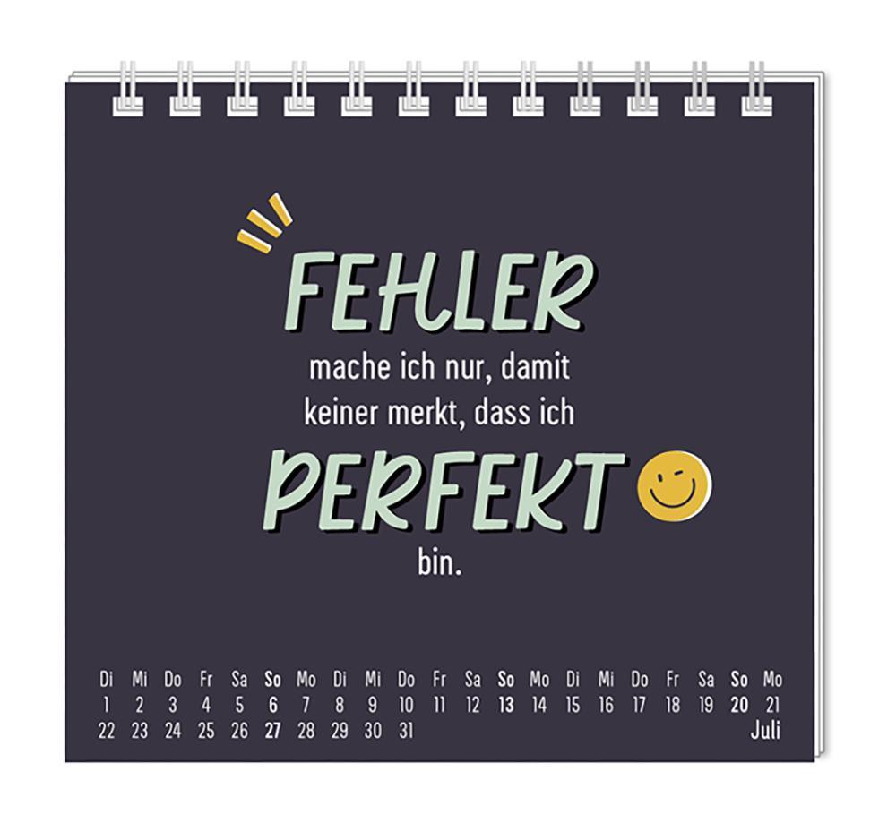 Mini-Kalender 2025 Nett kann ich auch