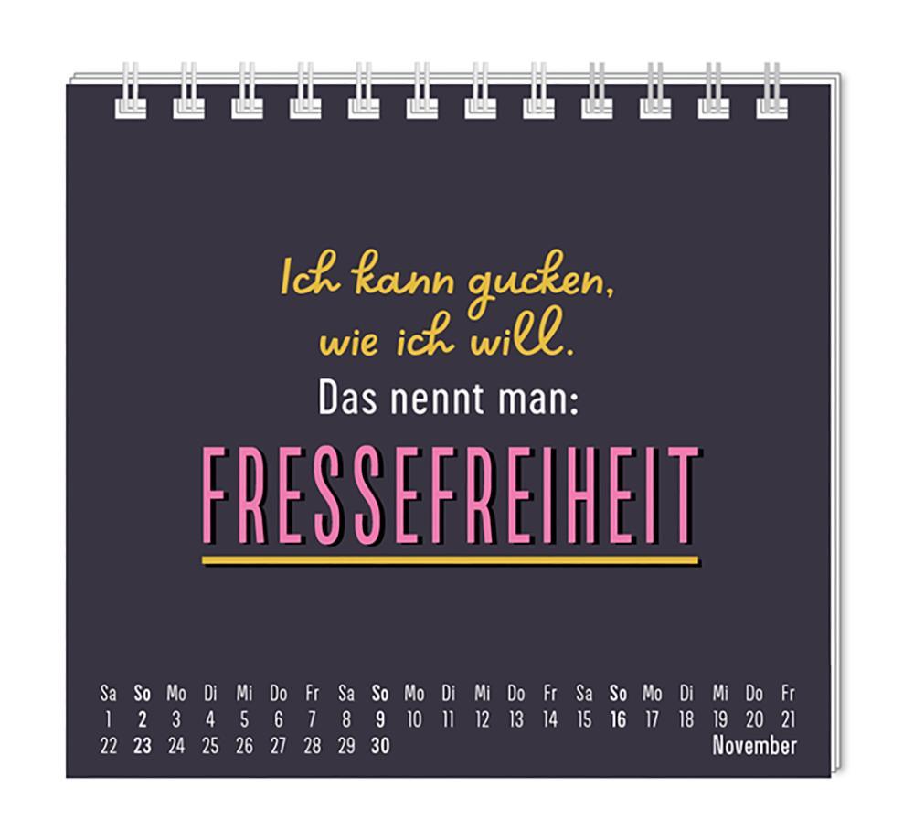 Mini-Kalender 2025 Nett kann ich auch