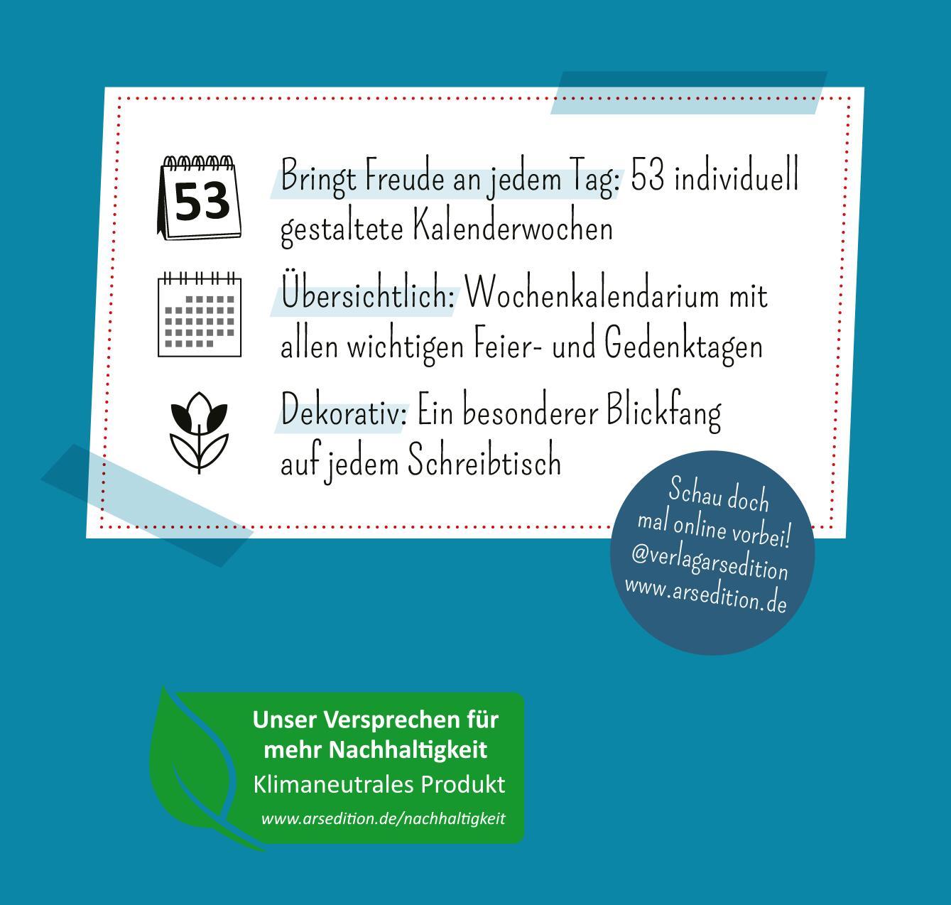 Mini-Wochenkalender Tschüss Arbeit, hallo Ruhestand! 2025