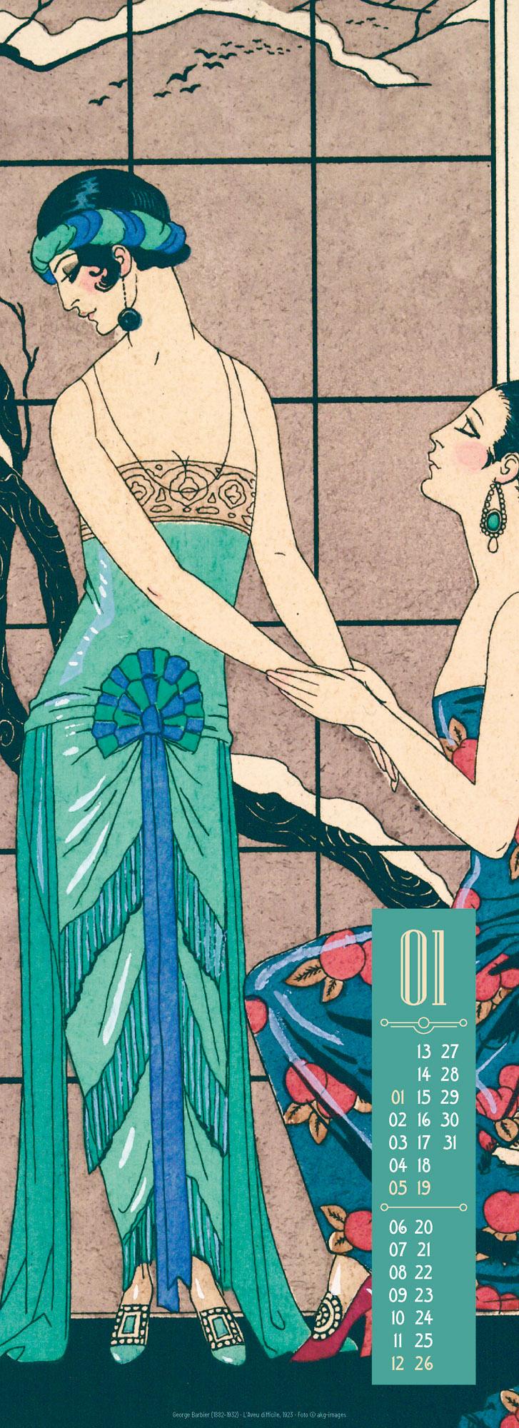 Art Deco - Illustrationen Kalender 2025