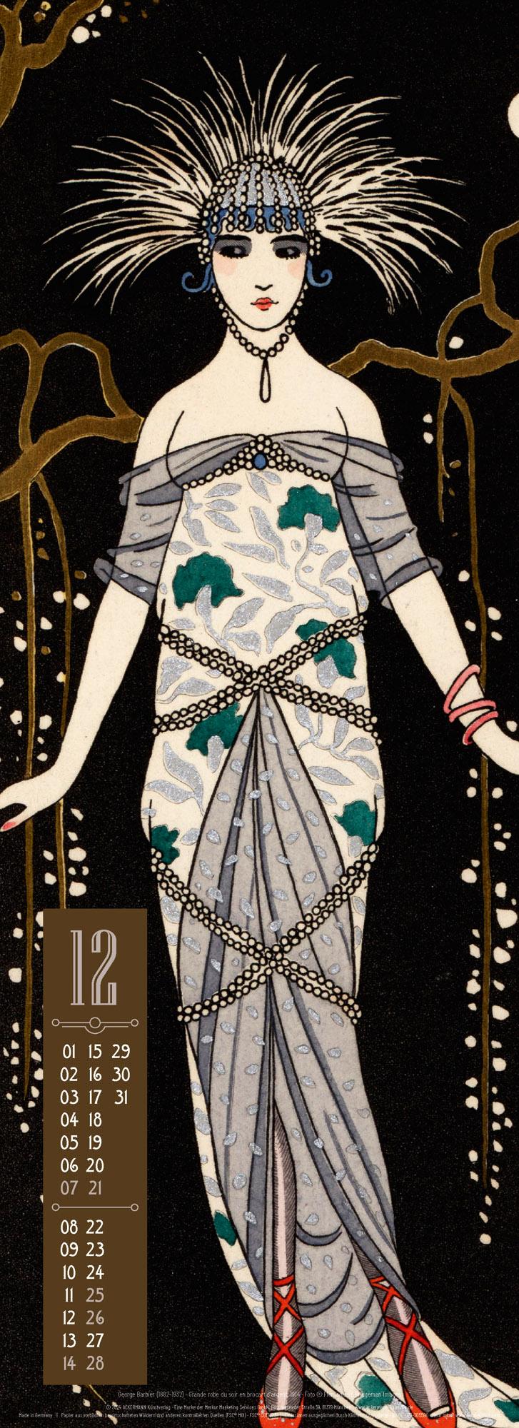 Art Deco - Illustrationen Kalender 2025