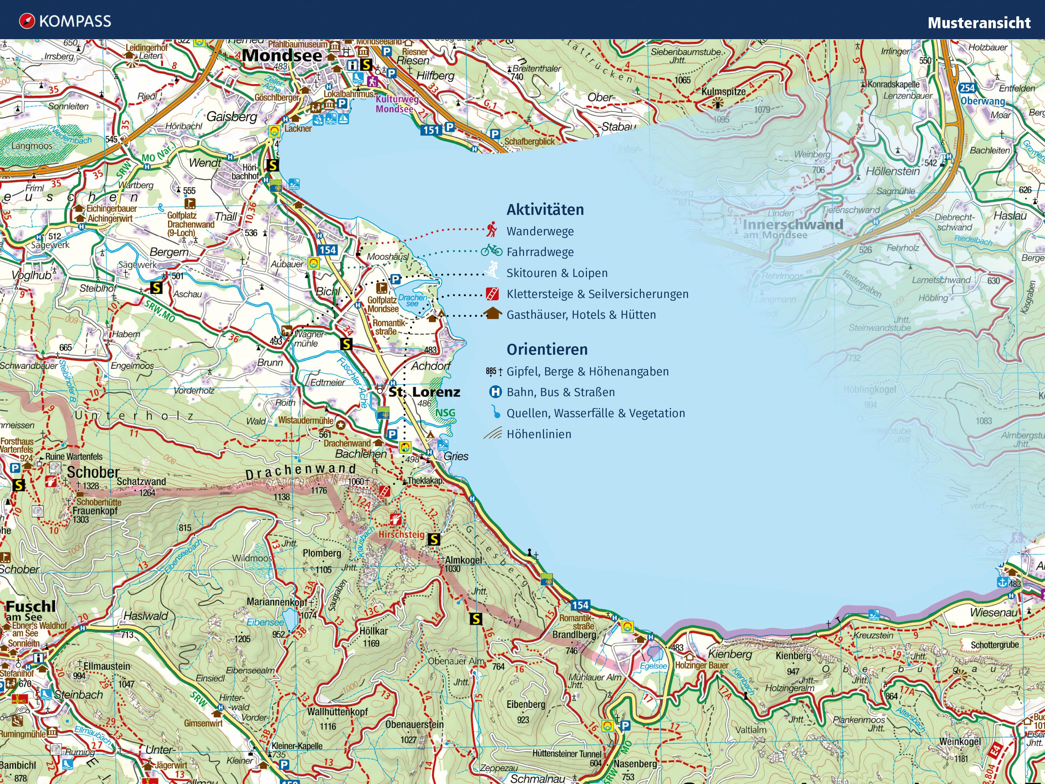 KOMPASS Wanderkarte 659 Gardasee Nord / Alto Garda, Riva del Garda, Arco, Fiavé, Torbole, Malcesine, Monte Baldo Nord, Ledro, Limone sul Garda 1:25.000