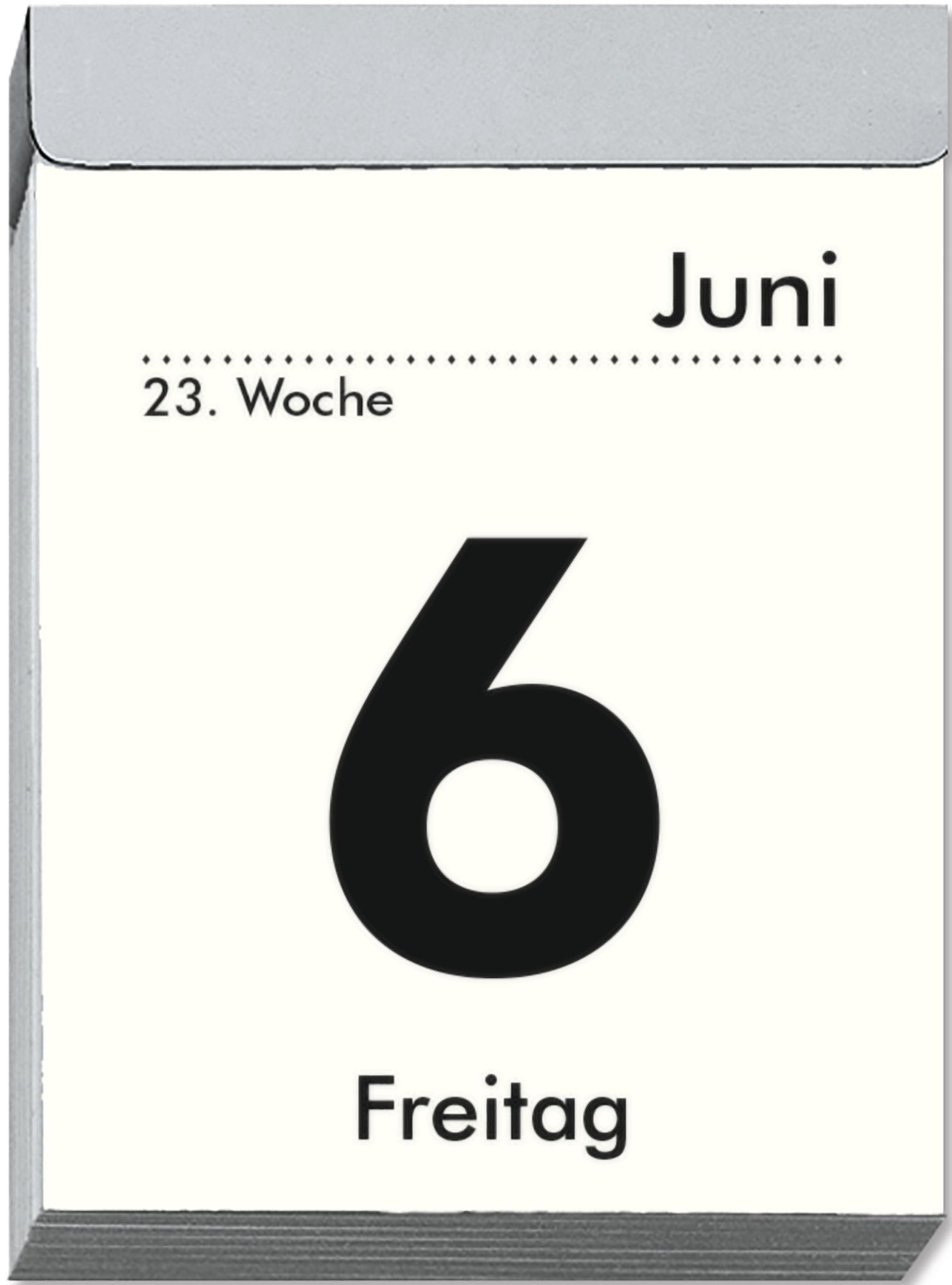 Zettler Tagesabreißkalender M 2025 5,4x7,2 cm Bürokalender 1 Tag auf 1 Seite mit Sudokus, Sprüchen, Rätseln uvm. Auf den Rückseiten