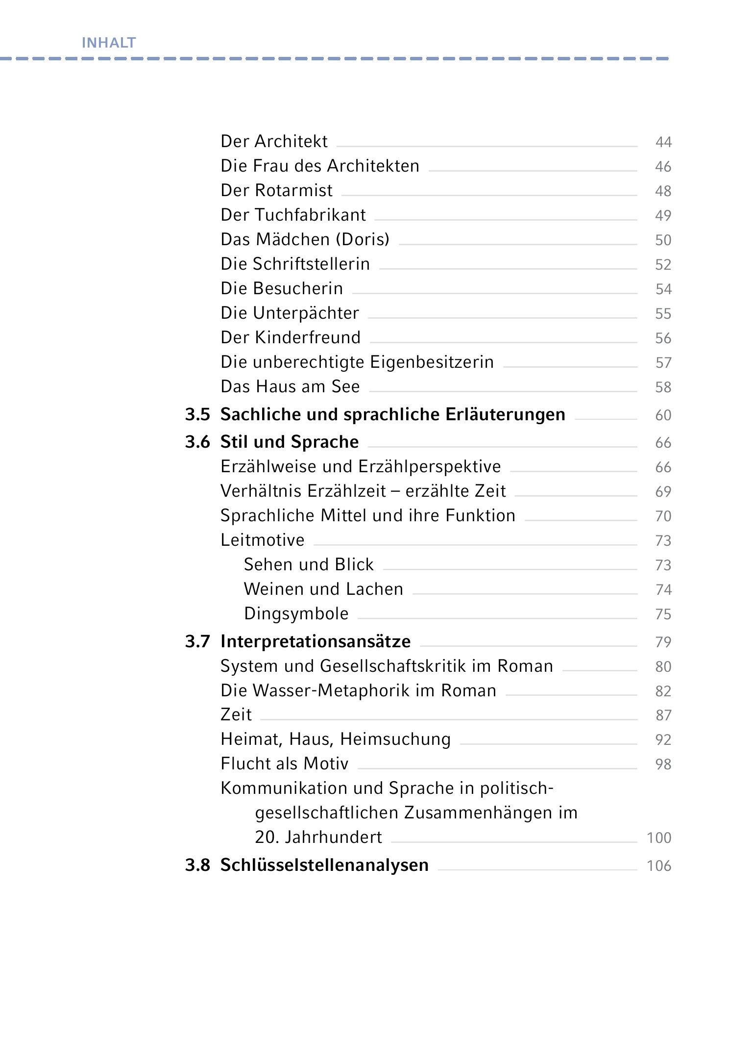 Heimsuchung von Jenny  Erpenbeck - Textanalyse und Interpretation