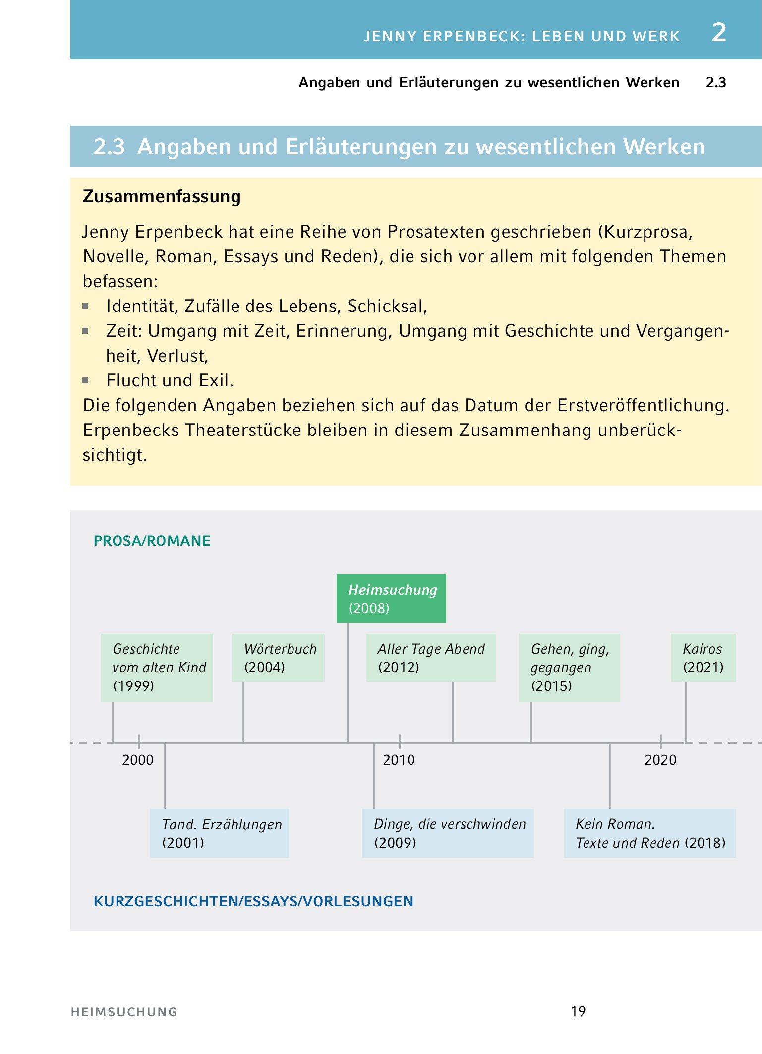 Heimsuchung von Jenny  Erpenbeck - Textanalyse und Interpretation