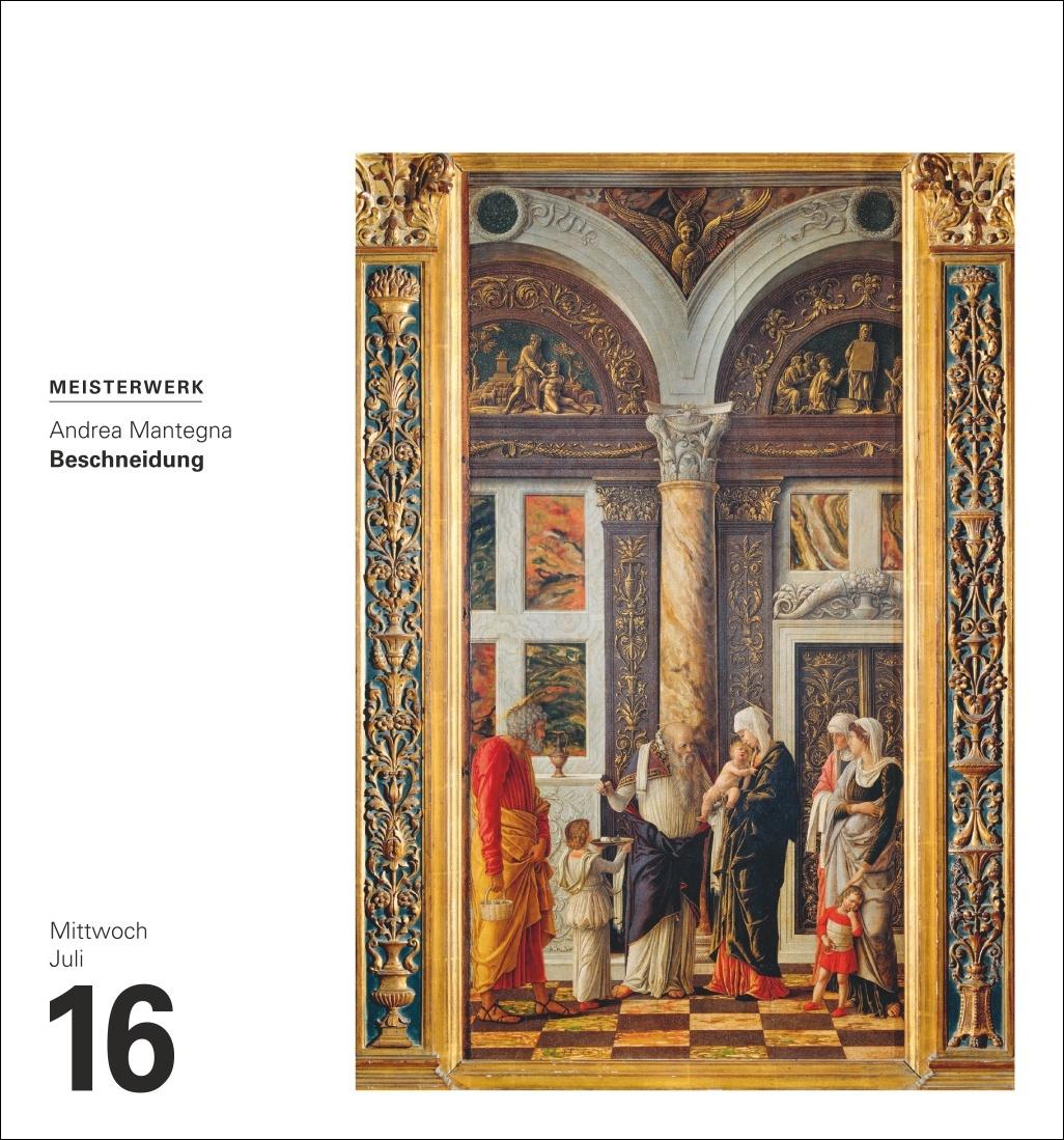 Kunst Tagesabreißkalender 2025 - Kulturkalender - Künstler, Werke, Museen