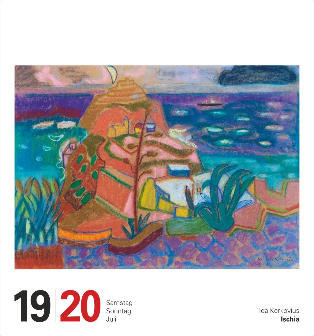 Kunst Tagesabreißkalender 2025 - Kulturkalender - Künstler, Werke, Museen