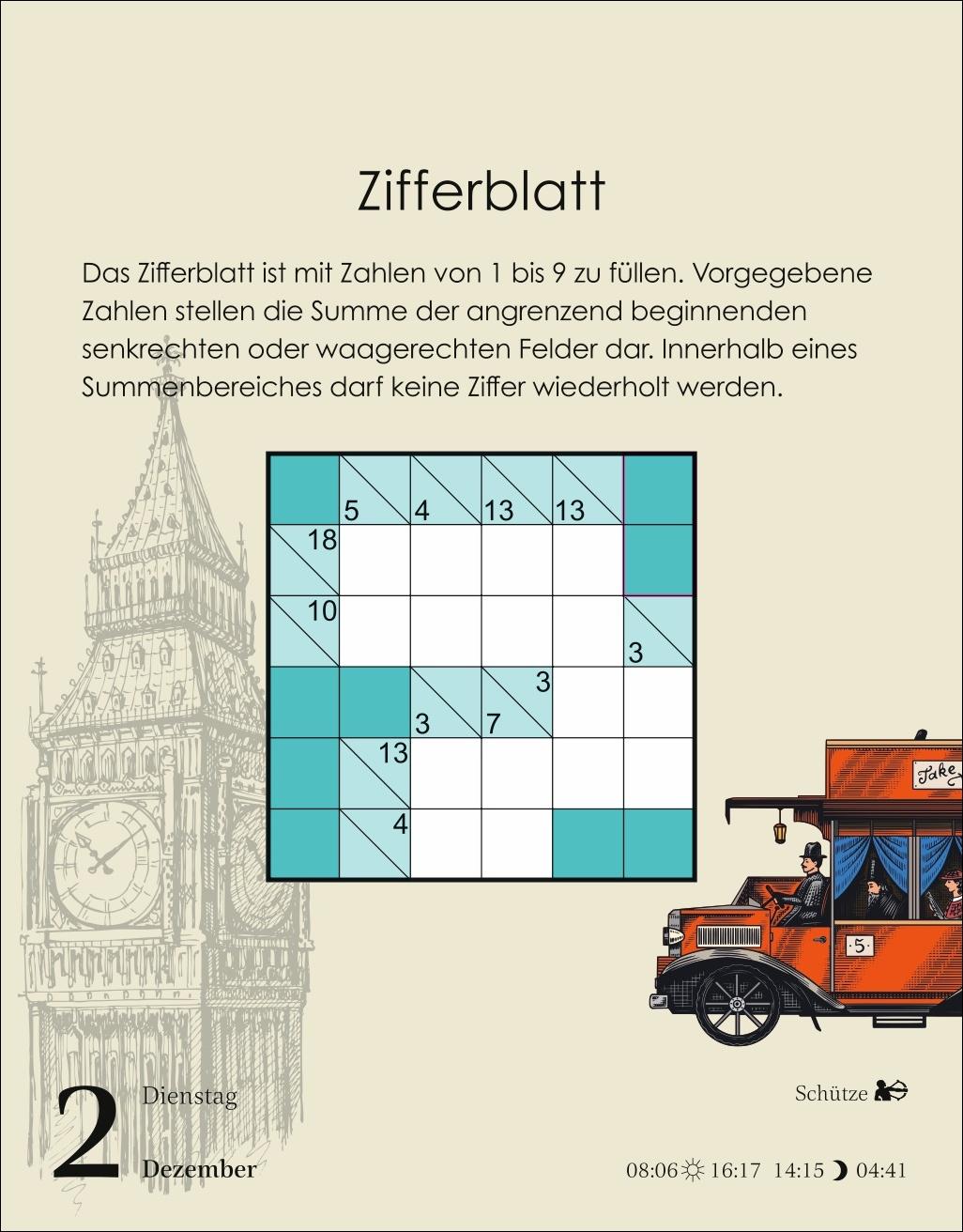 Unglaubliche Rätselwelt Tagesabreißkalender 2025 - Technik, Forschung, Abenteuer