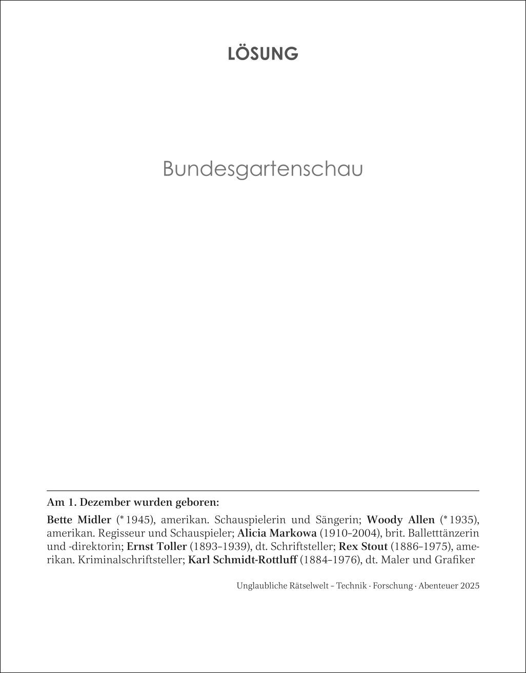 Unglaubliche Rätselwelt Tagesabreißkalender 2025 - Technik, Forschung, Abenteuer