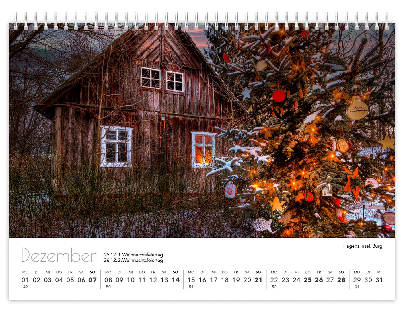 Kalender Spreewald kompakt - Peter Becker 2025