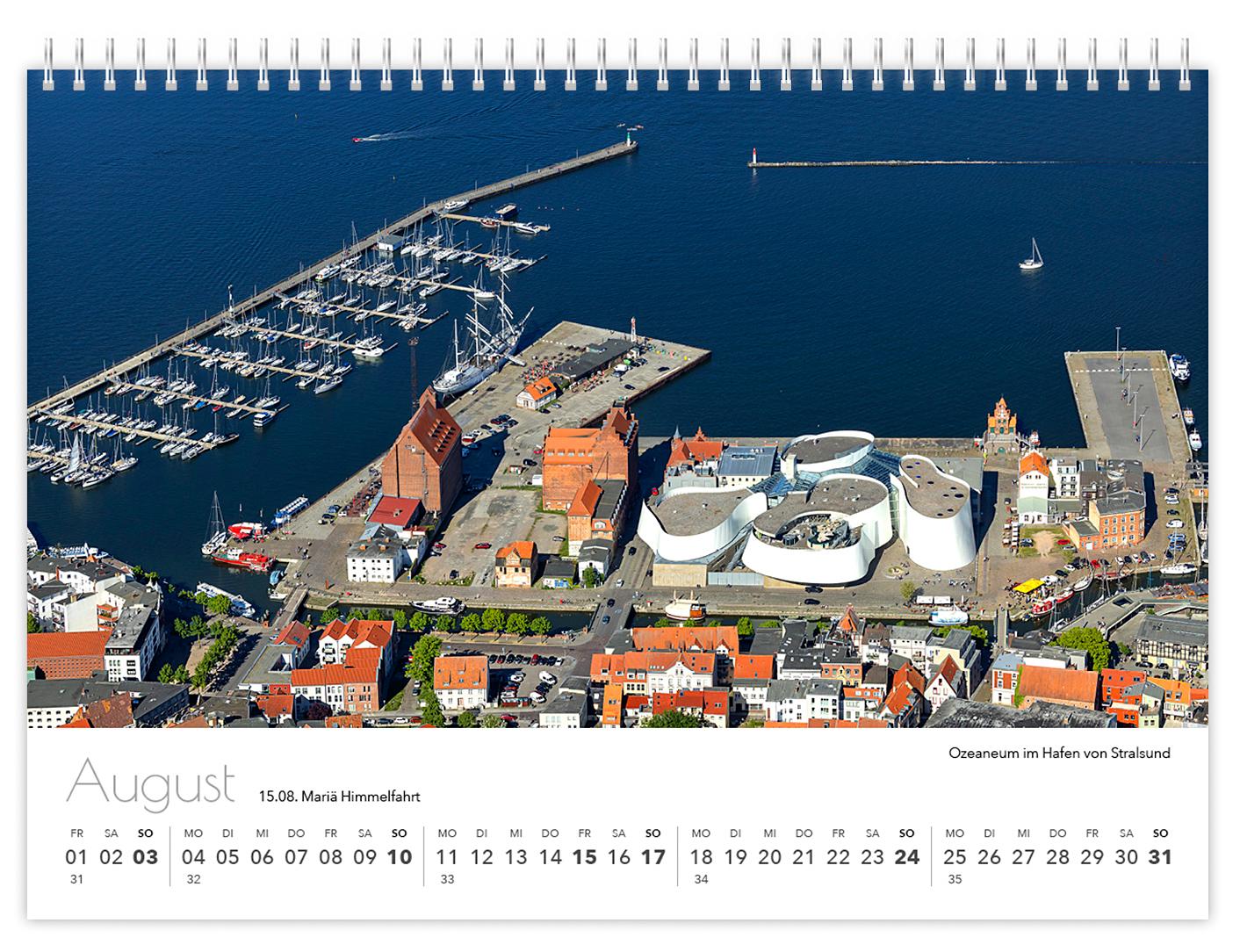 Kalender Rügen Luftaufnahmen kompakt 2025