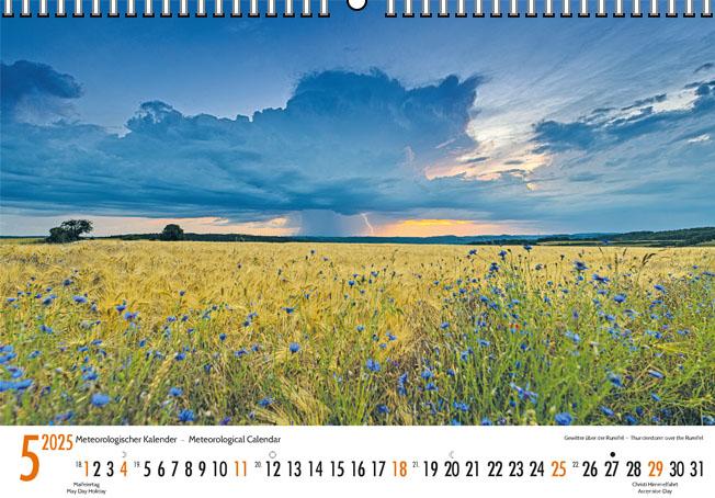 Meteorologischer Kalender 2025 Meteorological Calendar