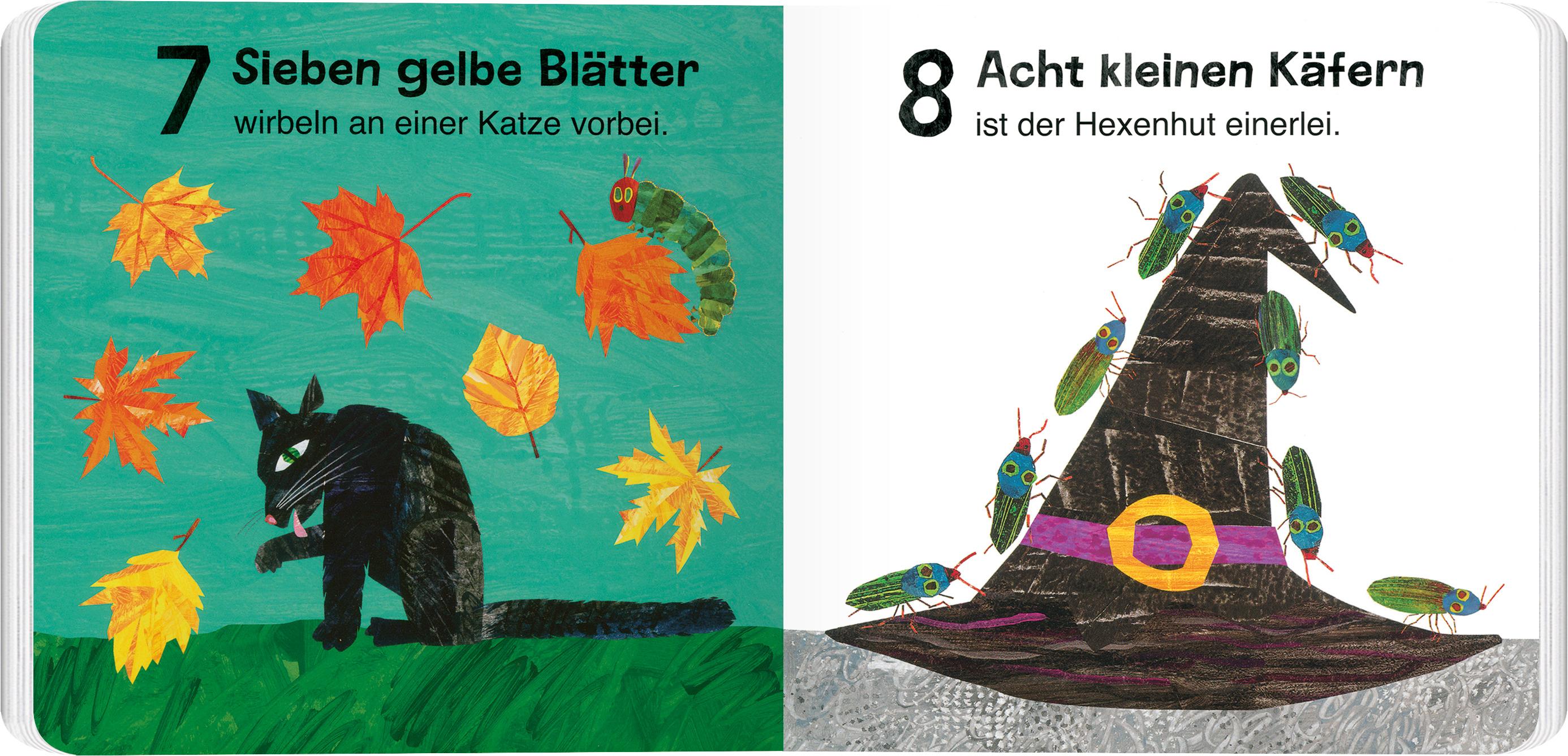 Die kleine Raupe Nimmersatt - 1, 2, 3 ... bald ist Halloween