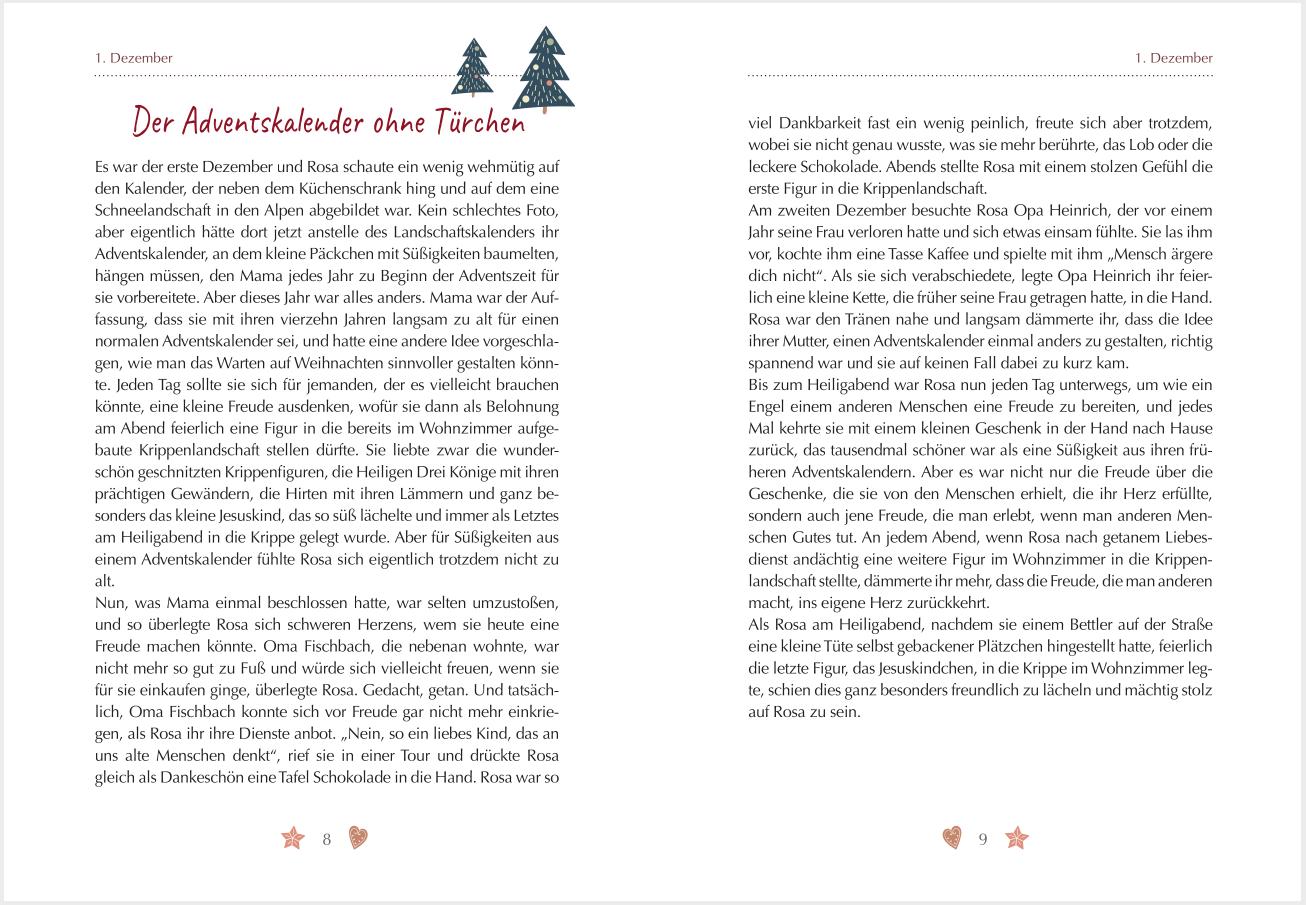 Das Adventskalenderbuch zum Vorlesen für Menschen mit Demenz