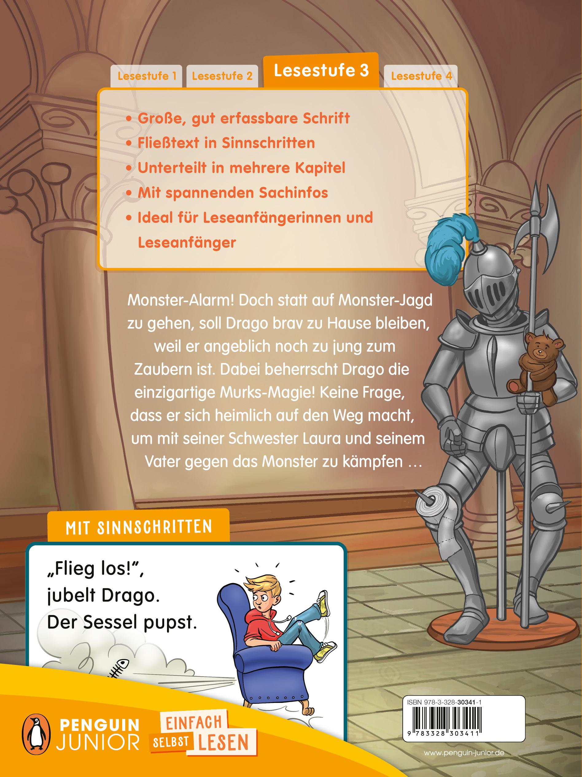 Penguin JUNIOR - Einfach selbst lesen: Drago Kadabra. Monster-Jagd und Murks-Magie (Lesestufe 3)