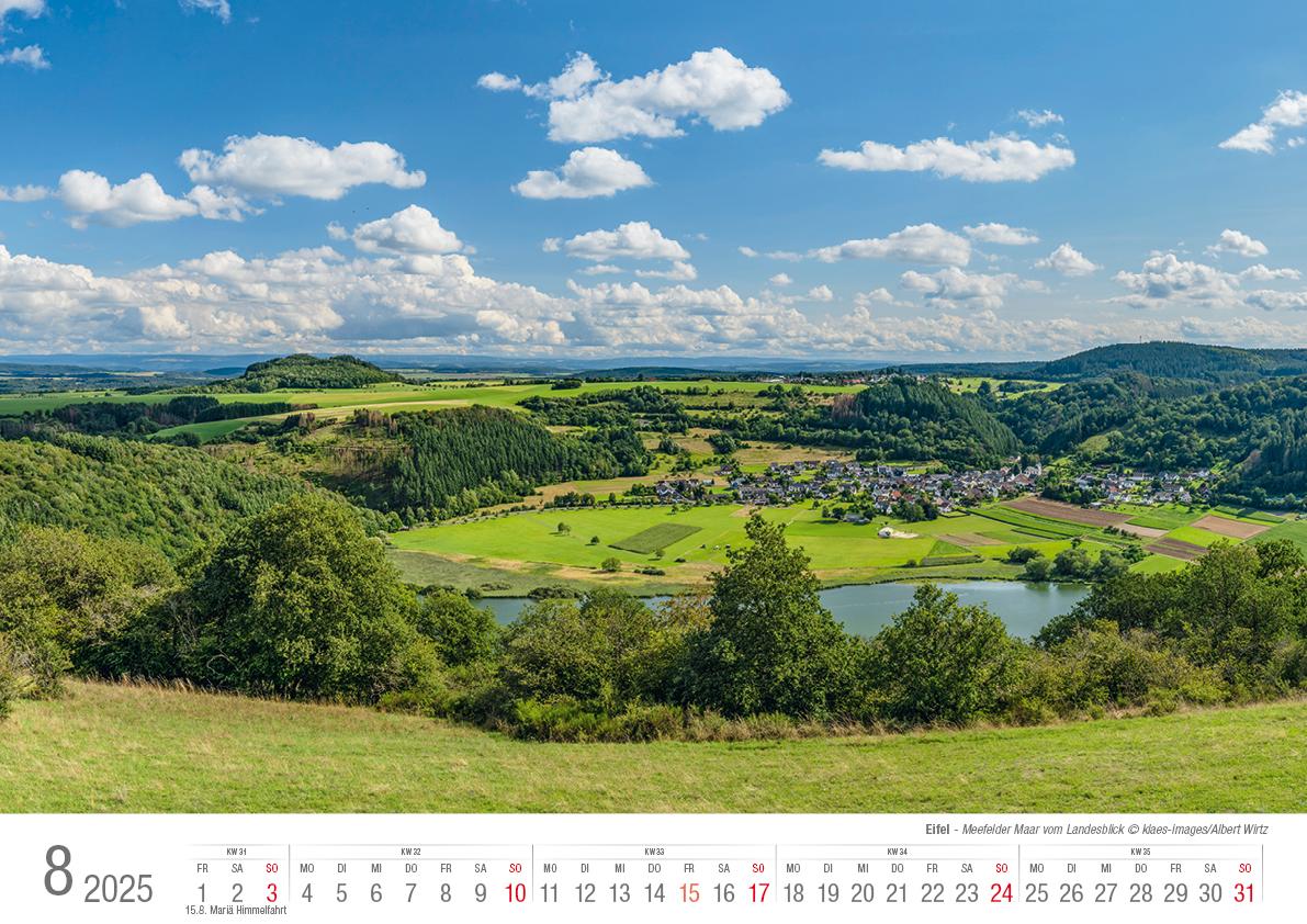 Eifel 2025 Bildkalender A3 Spiralbindung