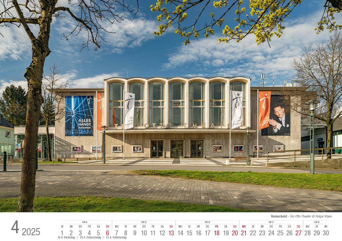 Remscheid 2025 Bildkalender A3 Spiralbindung