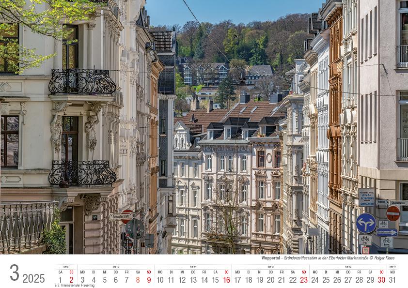 Wuppertal 2025 Bildkalender A4 Spiralbindung