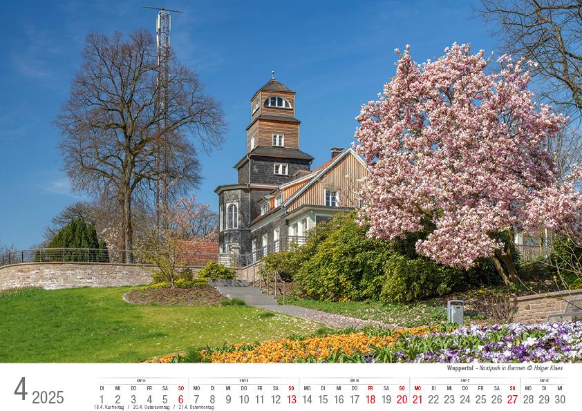 Wuppertal 2025 Bildkalender A4 Spiralbindung