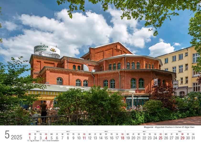 Wuppertal 2025 Bildkalender A4 Spiralbindung