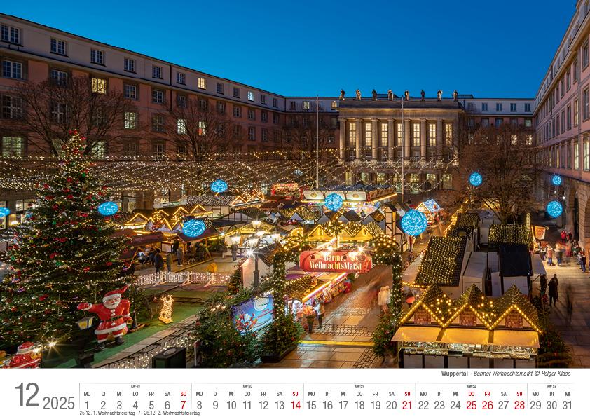 Wuppertal 2025 Bildkalender A4 Spiralbindung