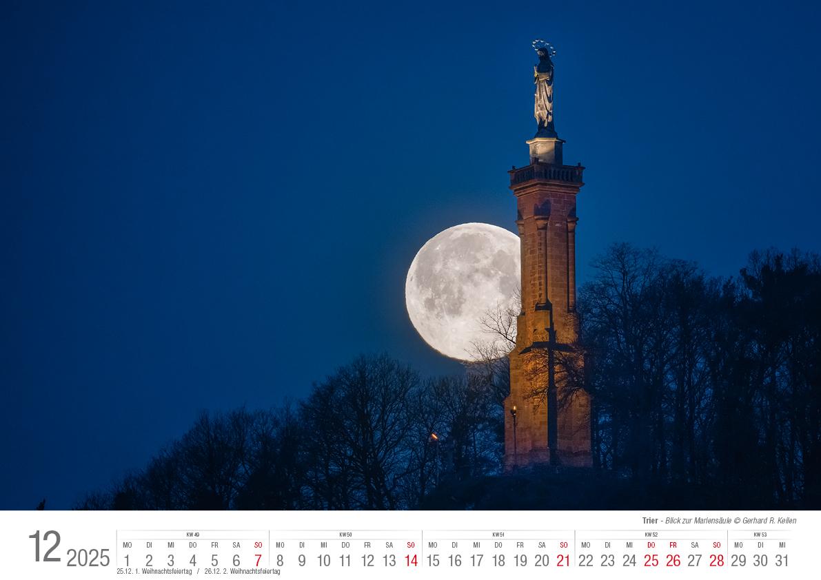 Trier 2025 Bildkalender A3 Spiralbindung