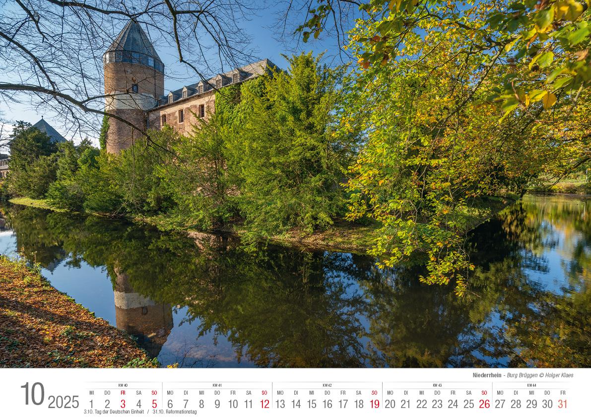 Niederrhein 2025 Bildkalender A3 Spiralbindung