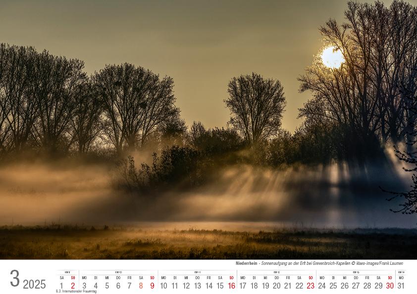 Niederrhein 2025 Bildkalender A4 Spiralbindung