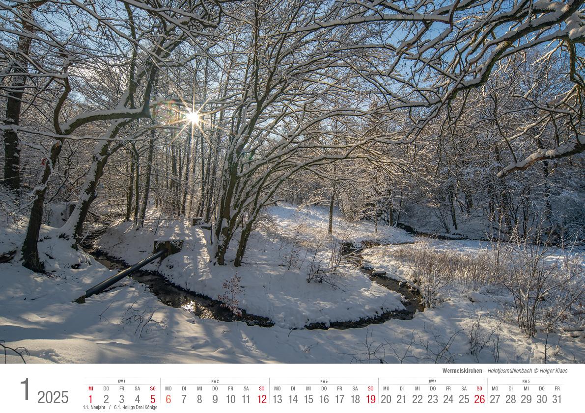 Wermelskirchen 2025 Bildkalender A3 Spiralbindung