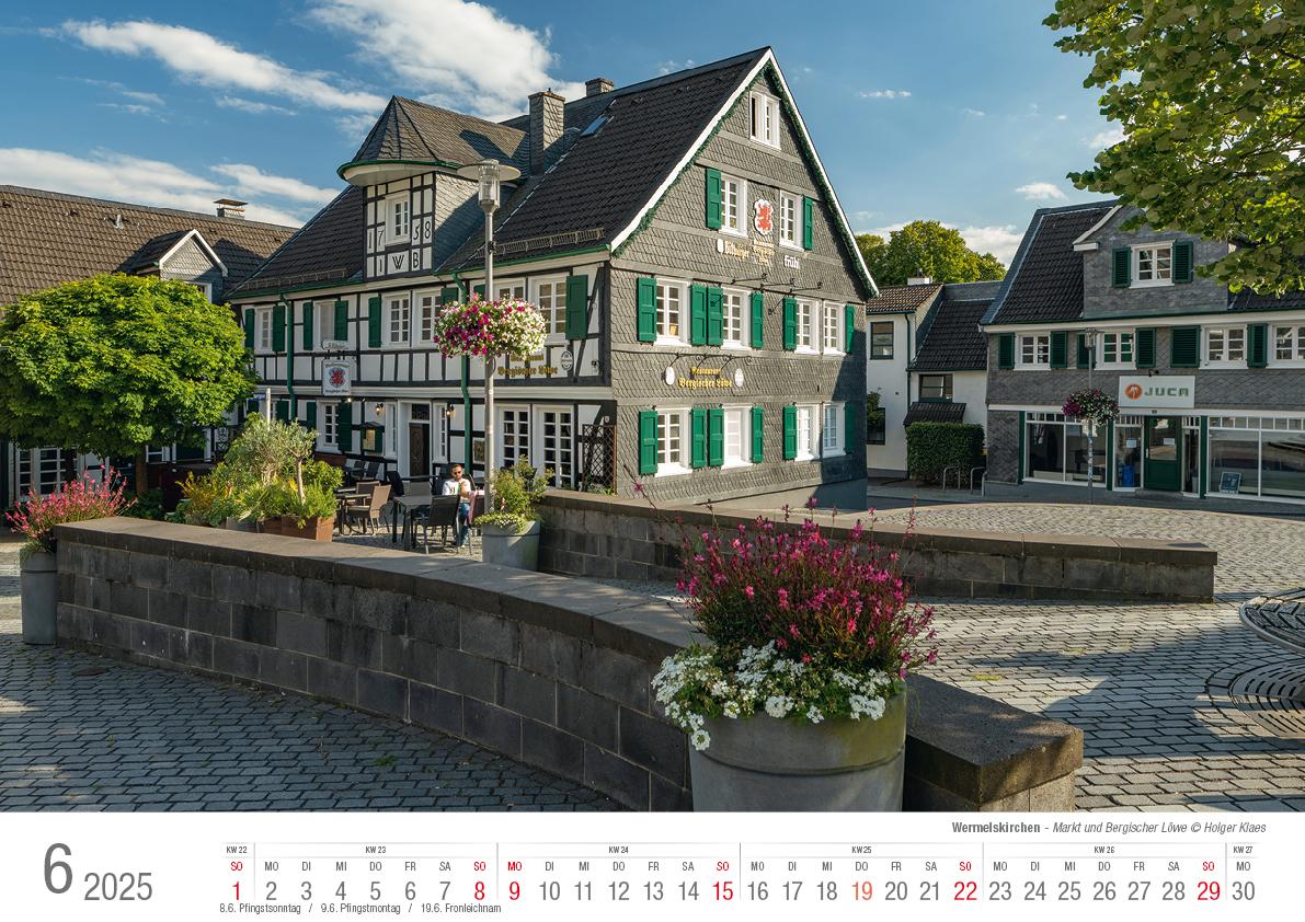 Wermelskirchen 2025 Bildkalender A3 Spiralbindung