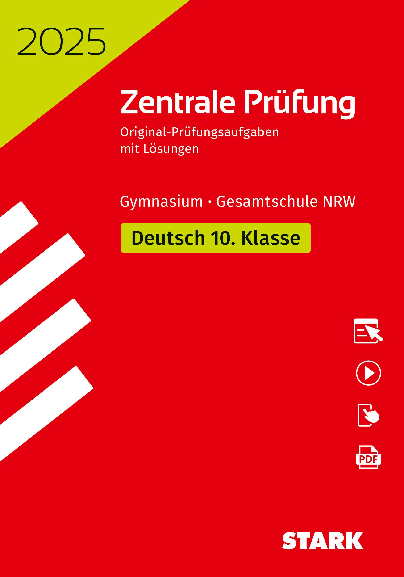 STARK Zentrale Prüfung 2025 - Deutsch 10. Klasse - NRW