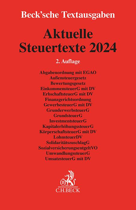 Aktuelle Steuertexte 2024