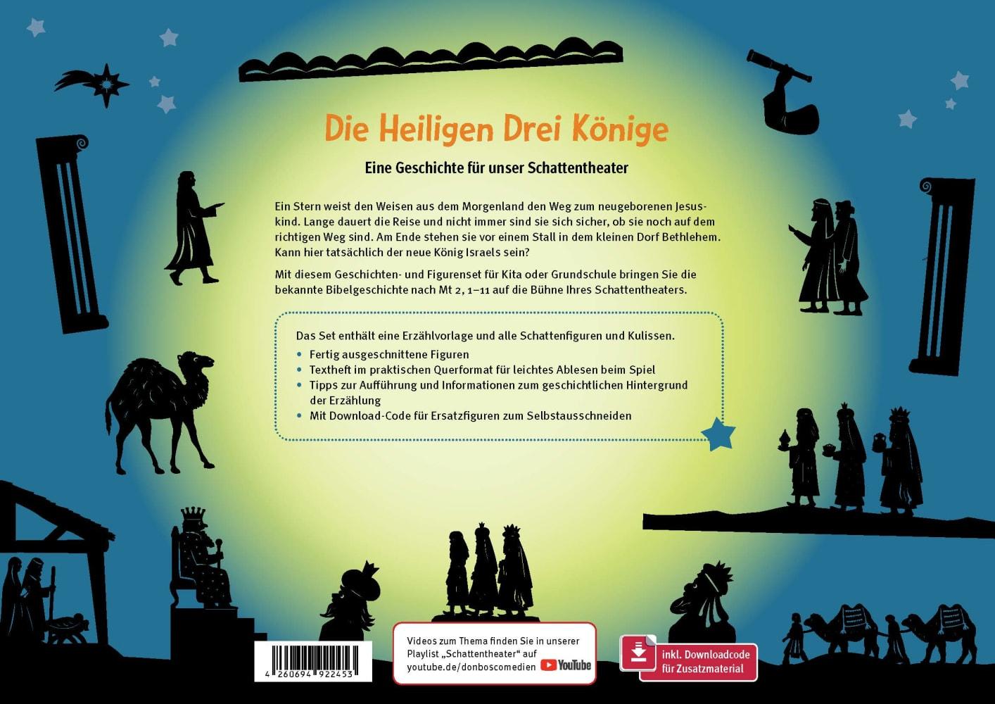 Die Heiligen Drei Könige. Eine Geschichte für unser Schattentheater