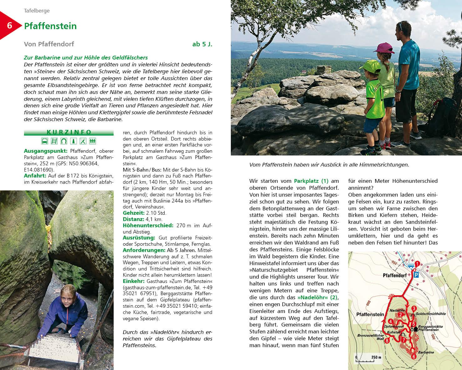 ErlebnisWandern mit Kindern Elbsandsteingebirge