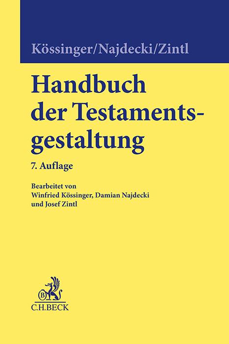 Handbuch der Testamentsgestaltung