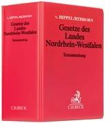 Gesetze des Landes Nordrhein-Westfalen (ohne Fortsetzungsnotierung). Inkl. 151. Ergänzungslieferung