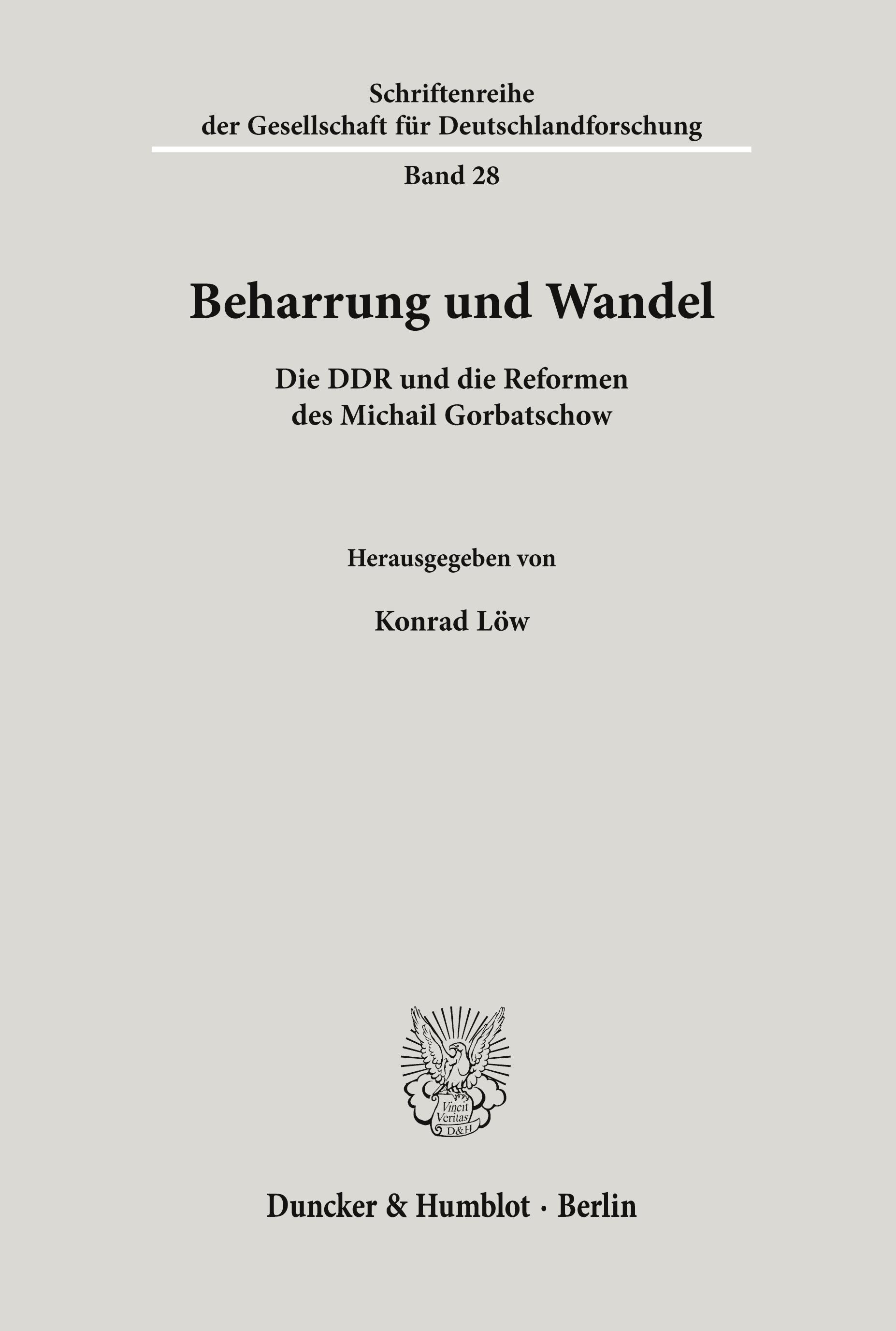 Beharrung und Wandel.