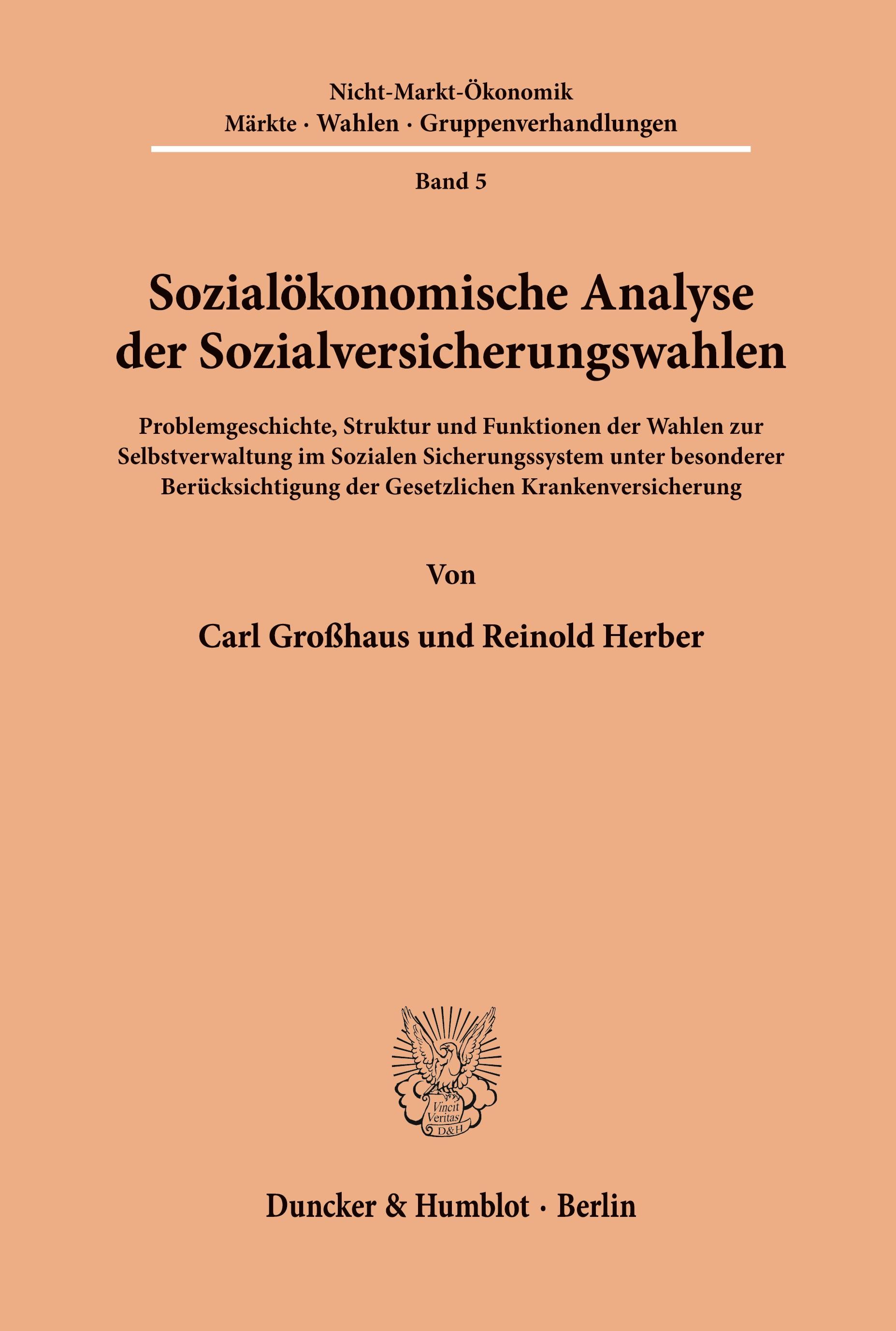 Sozialökonomische Analyse der Sozialversicherungswahlen.