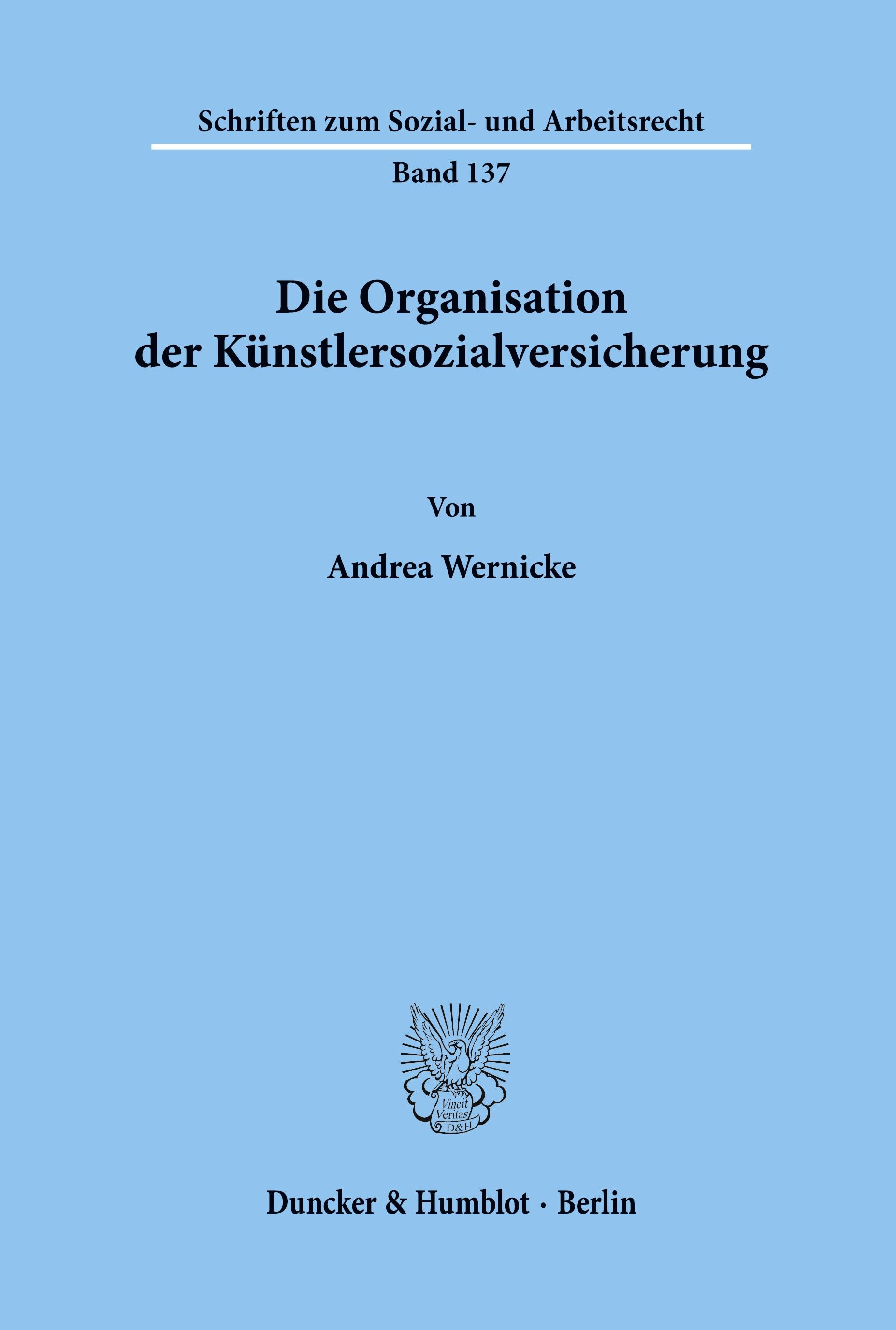 Die Organisation der Künstlersozialversicherung.