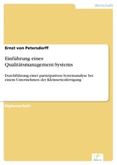 Einführung eines Qualitätsmanagement-Systems