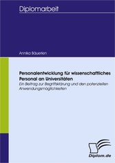 Personalentwicklung für wissenschaftliches Personal an Universitäten