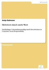 Mehrwert durch mehr Wert