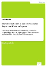 Fachinformationen in der schwedischen Tages- und Wirtschaftspresse