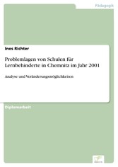 Problemlagen von Schulen für Lernbehinderte in Chemnitz im Jahr 2001