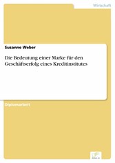 Die Bedeutung einer Marke für den Geschäftserfolg eines Kreditinstitutes